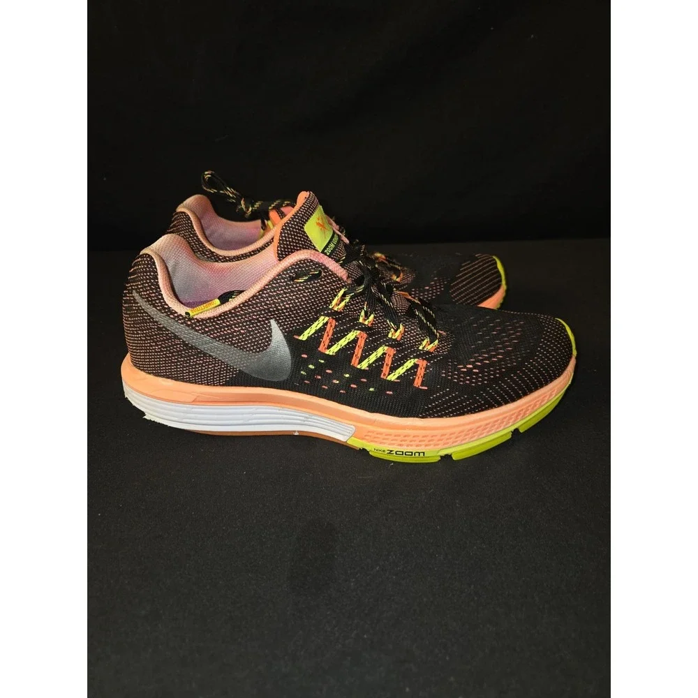 Nike Air Zoom‎ Vomero 10 Running Sneakers Black Low Women's 7.5 Shoes 717441-401